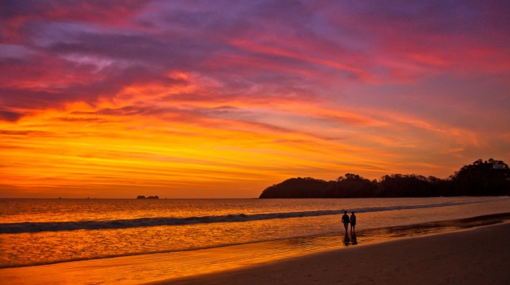 Nager à Playa Hermosa