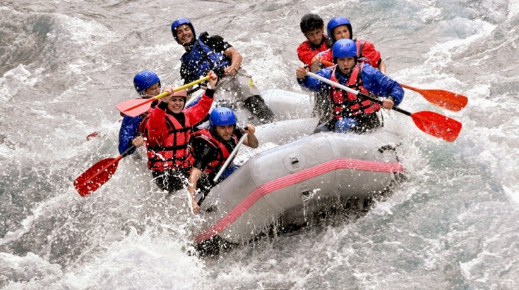 Rafting sur une rivière du Costa Rica