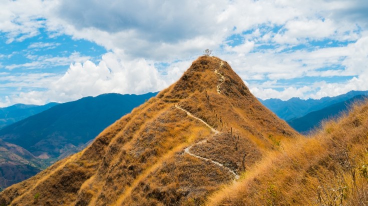 Paysage andin du trek de Vilcabamba