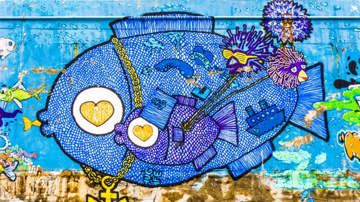 Admirer les graffitis