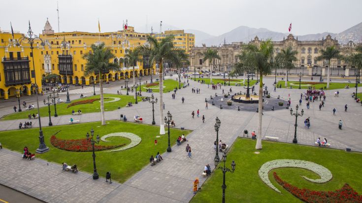 Promenade dans le centre historique de Lima