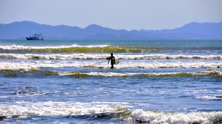 Se détendre sur une plage de Santa Teresa
