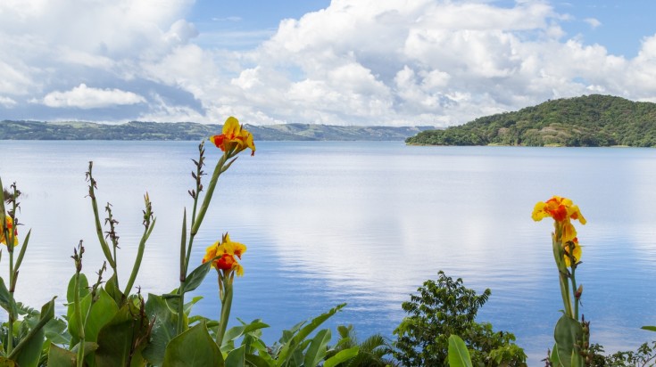 Kayak sur le lac Arenal