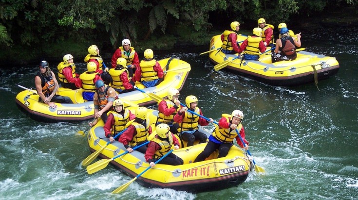 Rafting en eaux vives dans le Rio Balsa