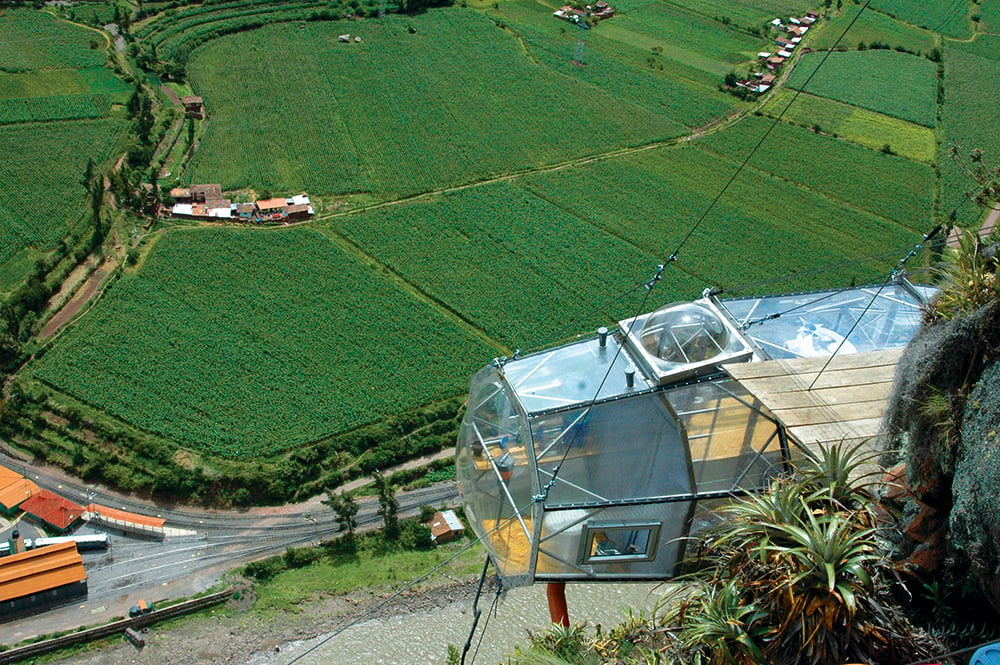 Dormir au bord d’une montagne dans la vallée sacrée des Incas
