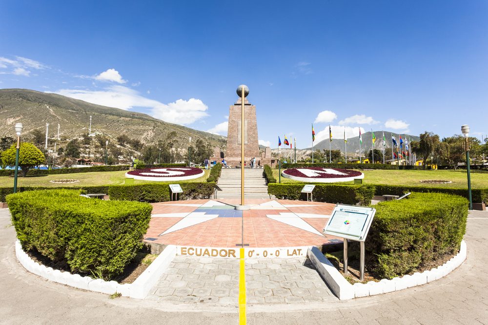 Deux hémisphères en même temps en Equateur