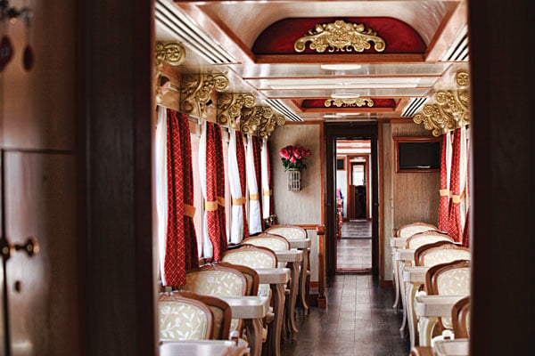 Locomotive historique d&rsquo;un train touristique équatorien