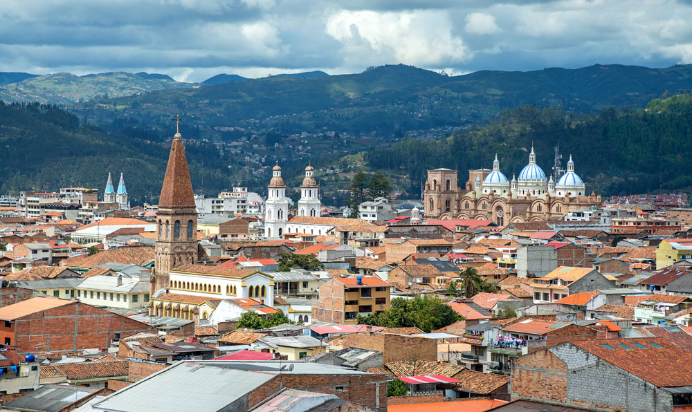 Centre colonial de Cuenca en Équateur
