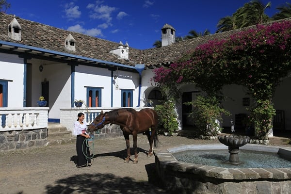 Hacienda coloniale près d&rsquo;Otavalo en Équateur