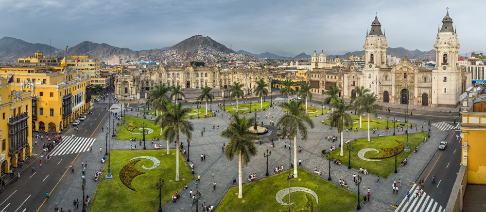 Quartier côtier de Miraflores à Lima