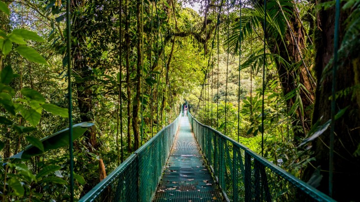 Plage du Costa Rica en février, en pleine saison sèche