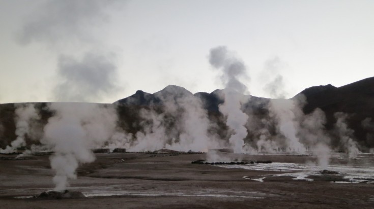 Paysage du désert d’Atacama, au Chili