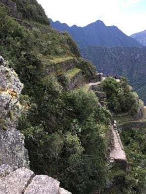Le Huayna Picchu dominant les ruines du Machu Picchu, au Pérou