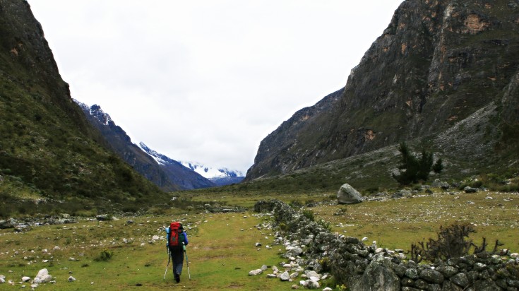 Montagnes de la Cordillère Blanche, au Pérou