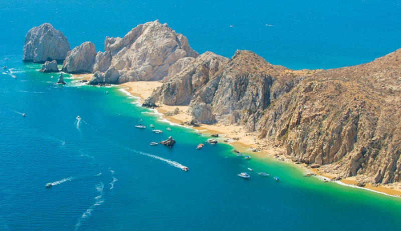 Les rochers de Land’s End et la Playa del Amor à Cabo San Lucas, en Basse-Californie du Sud