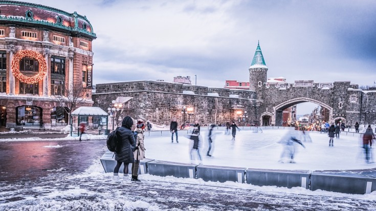 Illustration : 2. Québec en hiver