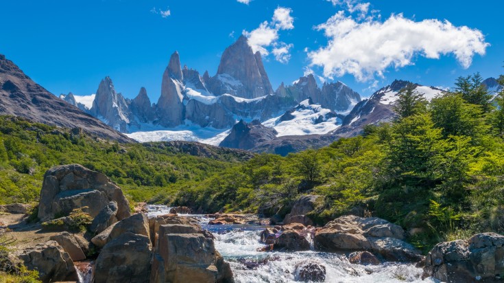 Sentier de randonnée dans le parc national Los Glaciares