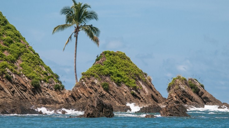 Îles Ballena et Las Tres Hermanas vues de la côte