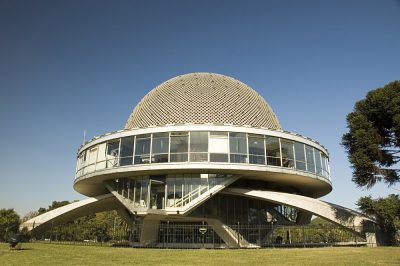 Le planétarium Galileo Galilei dans les parcs de Palermo à Buenos Aires