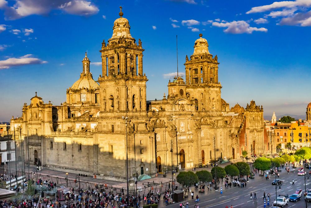 Scène de rue à Mexico