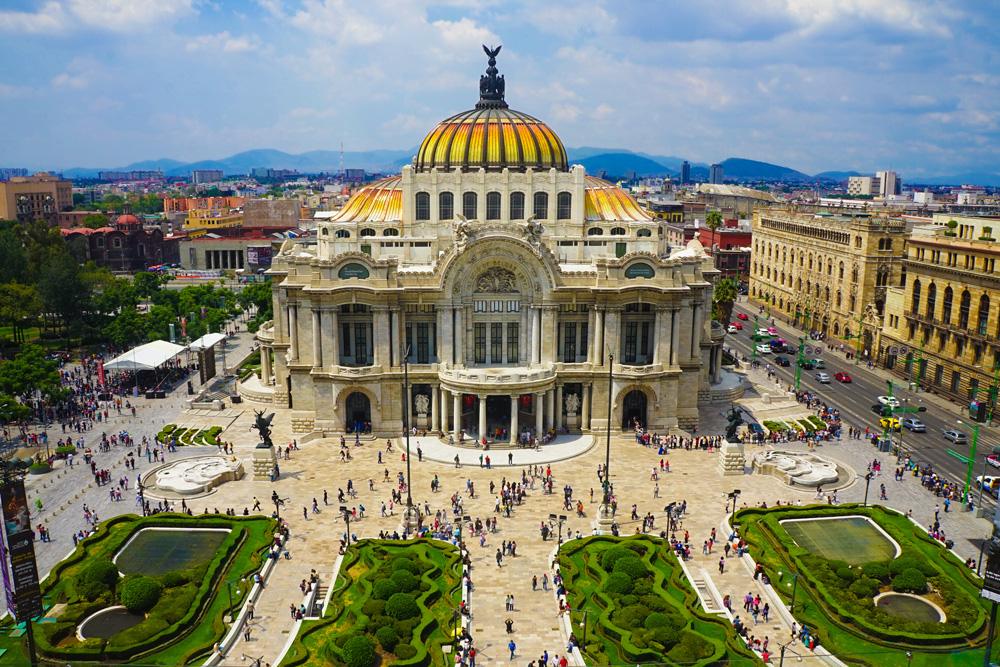 Scène de rue à Mexico