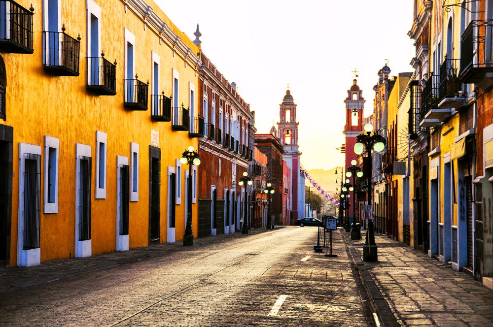 Scène de rue à Mexico