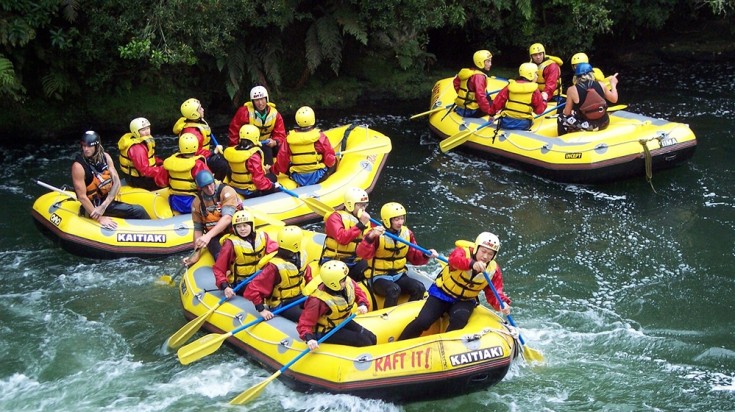 Rafting sur une rivière du Costa Rica