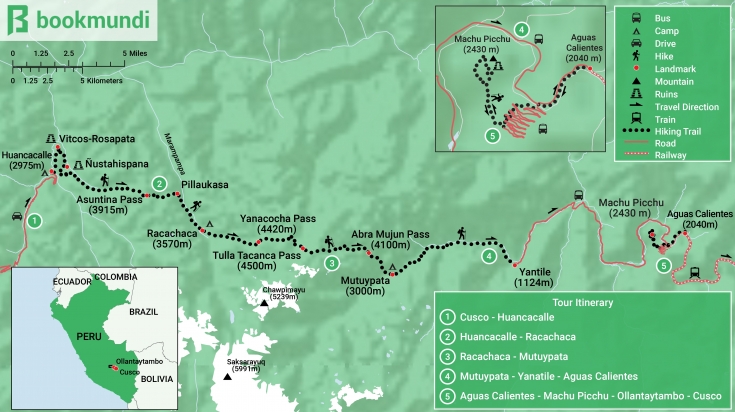 Sentier d’altitude du trek de Vilcabamba dans les Andes péruviennes