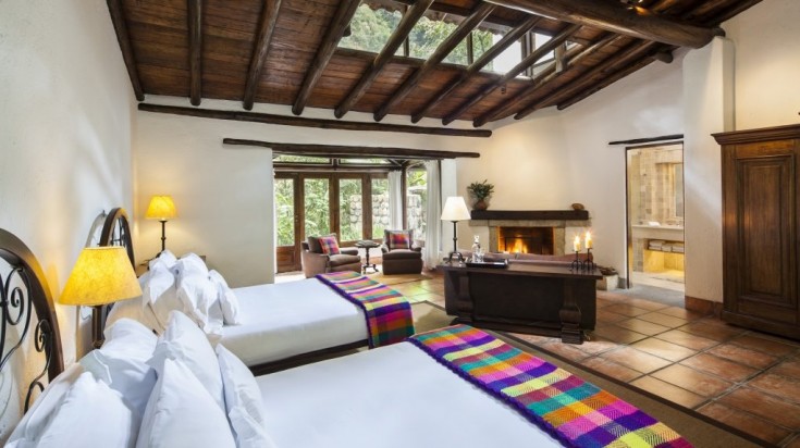 Lodge de montagne sur le trek de Salkantay vers le Machu Picchu