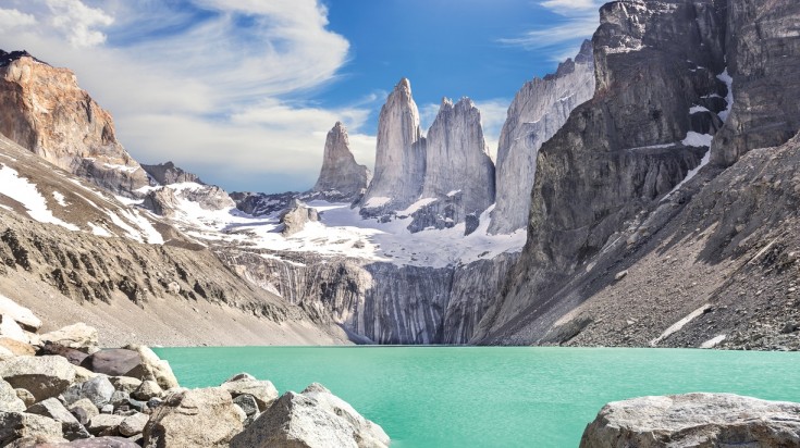 Massif de Torres del Paine, au Chili
