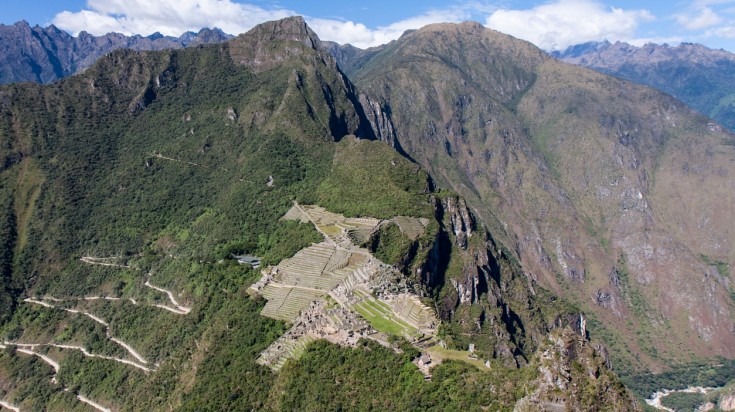 Machu Picchu et montagnes des Andes péruviennes