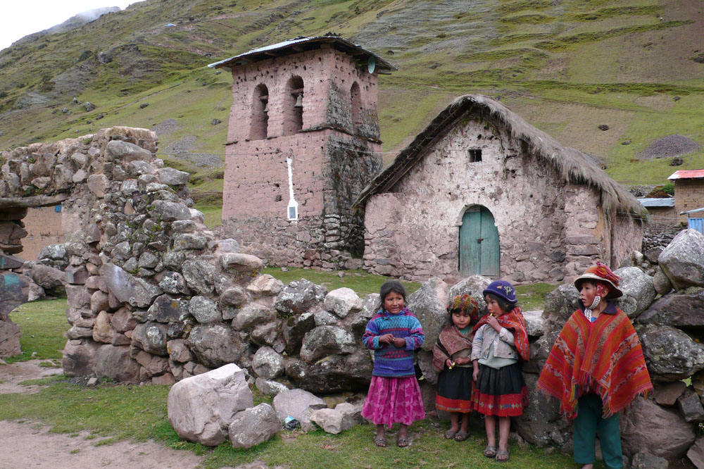 Famille en voyage éducatif en Amérique latine